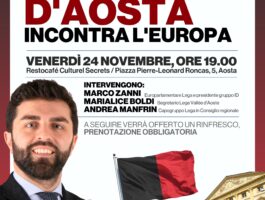 Lega: l’europarlamentare Marco Zanni in visita ad Aosta