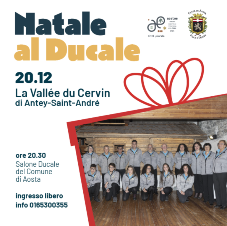 Ad Aosta, la rassegna Natale al Ducale 2023