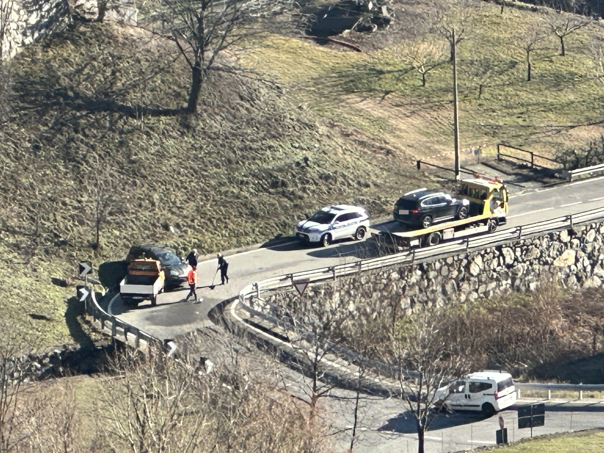 Incidente stradale a Saint-Vincent