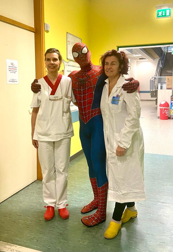 Spiderman Mattia villardita pediatria beauregard