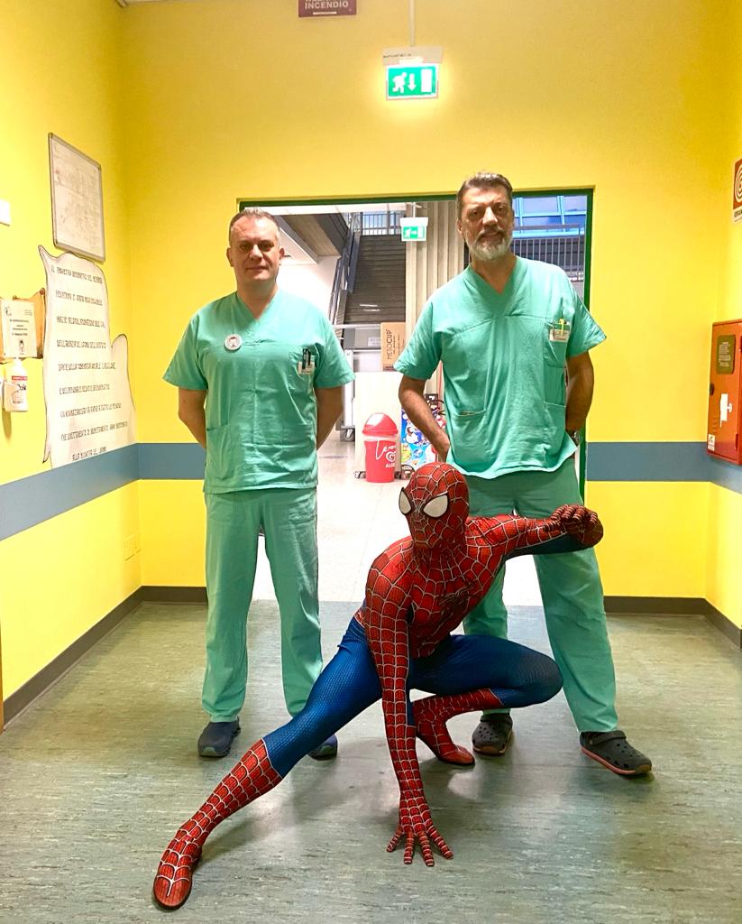 Spiderman Mattia villardita pediatria beauregard