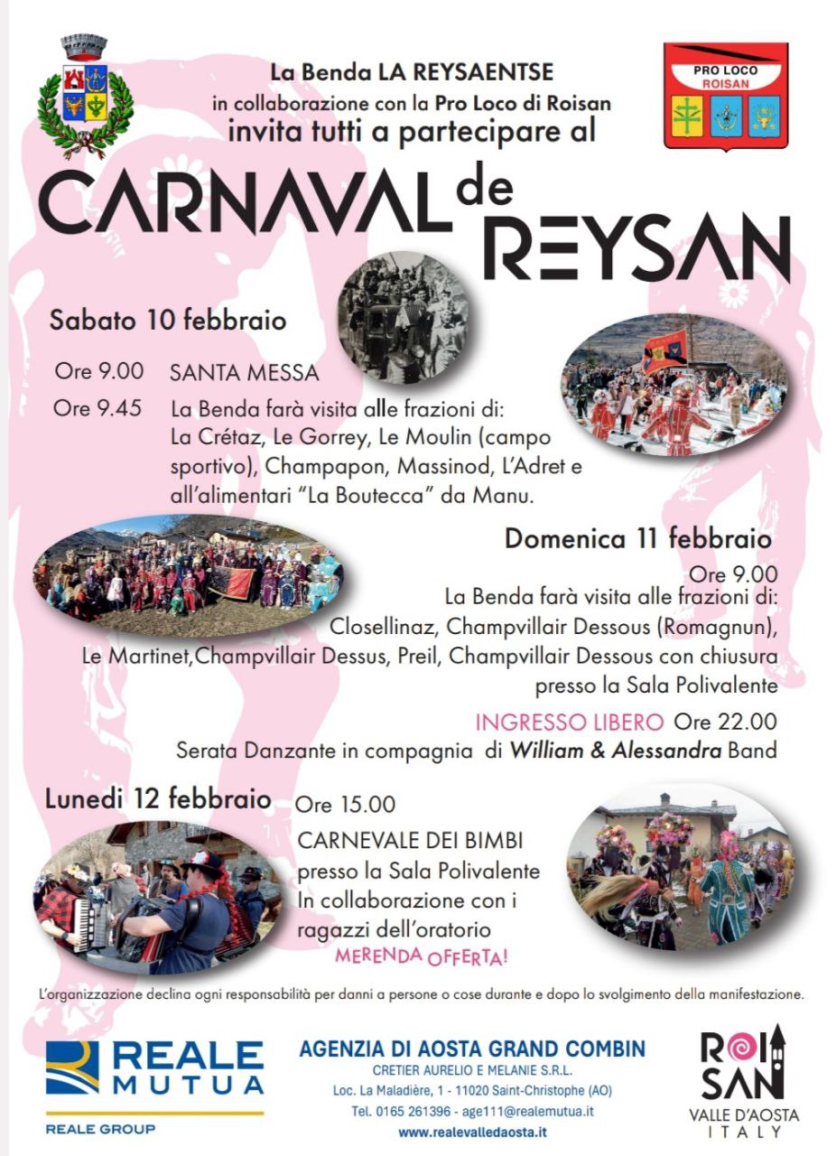 Gli eventi del Carnaval de ReySaentse