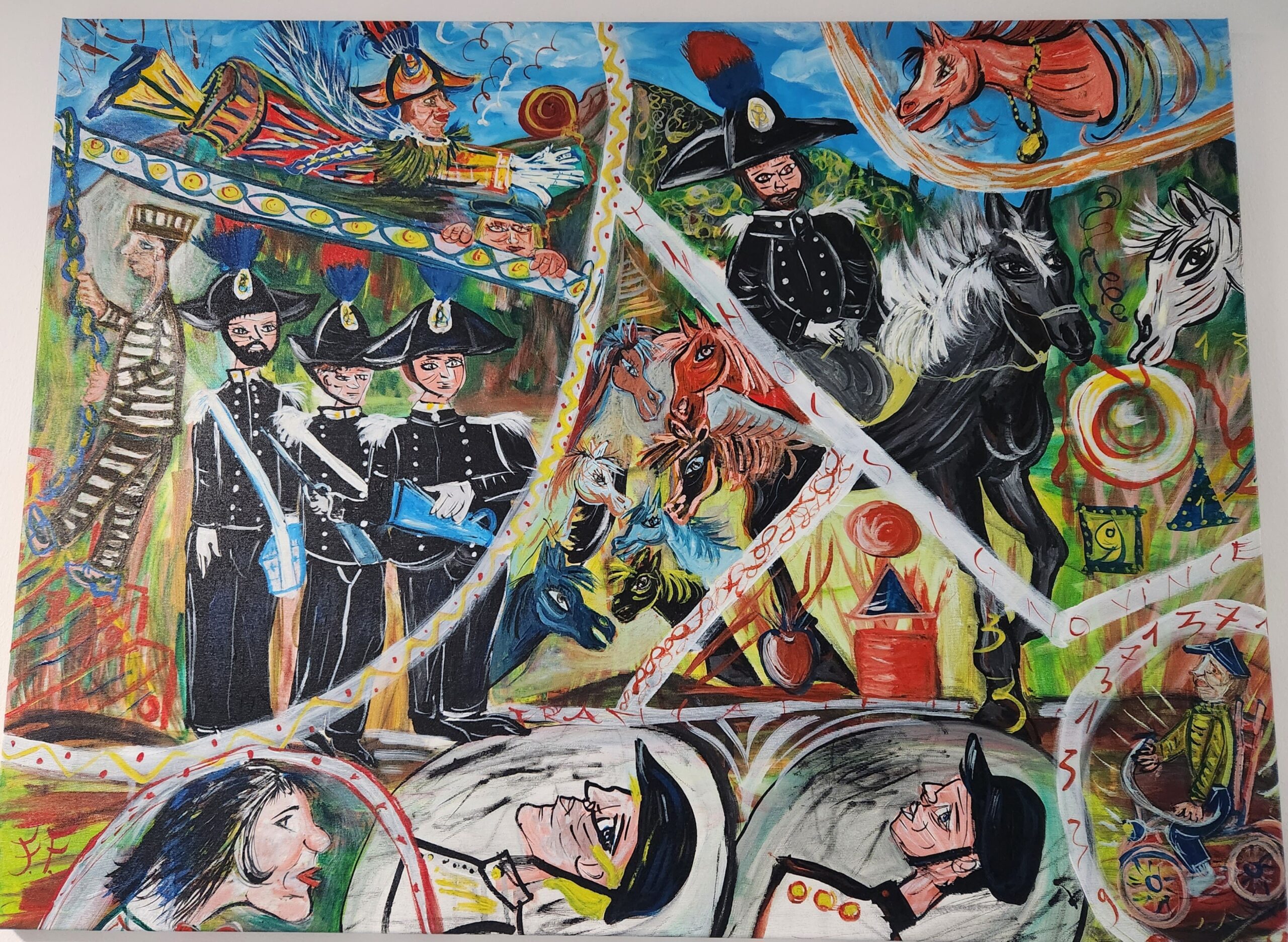 Franca Fabrizio regala Ricordi ai Carabinieri