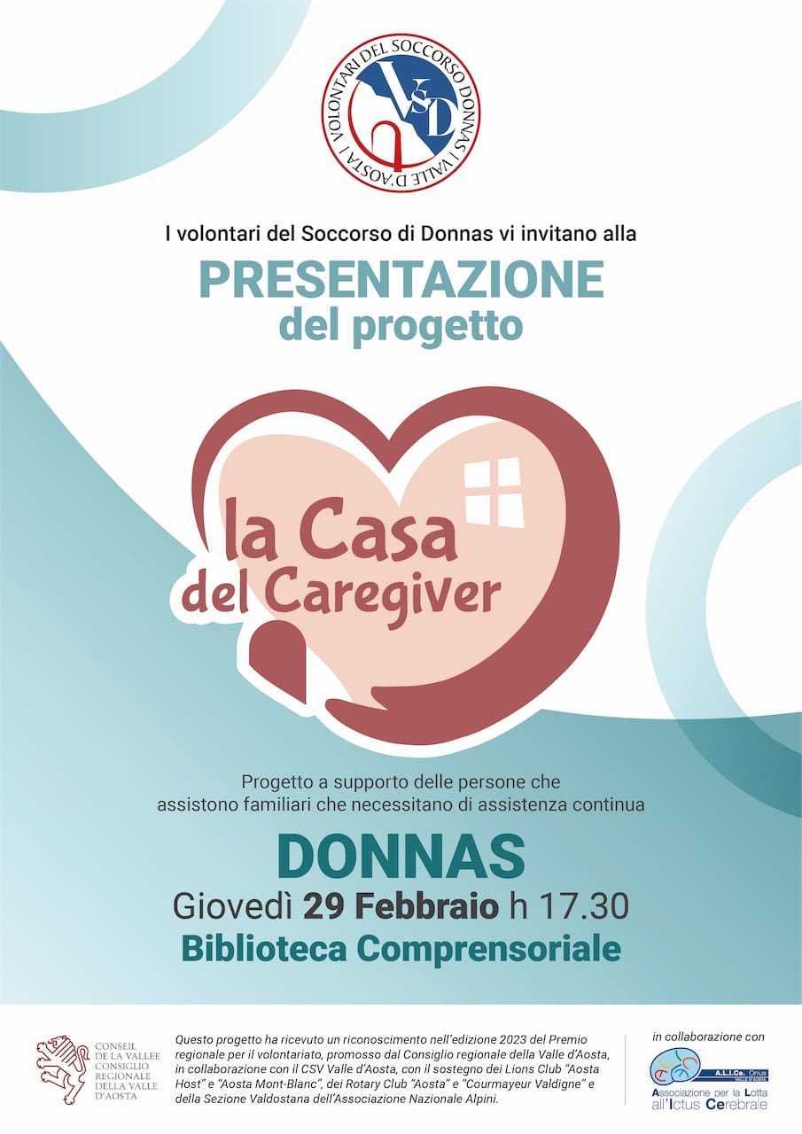 La Casa del Caregiver alla Biblioteca di Donnas