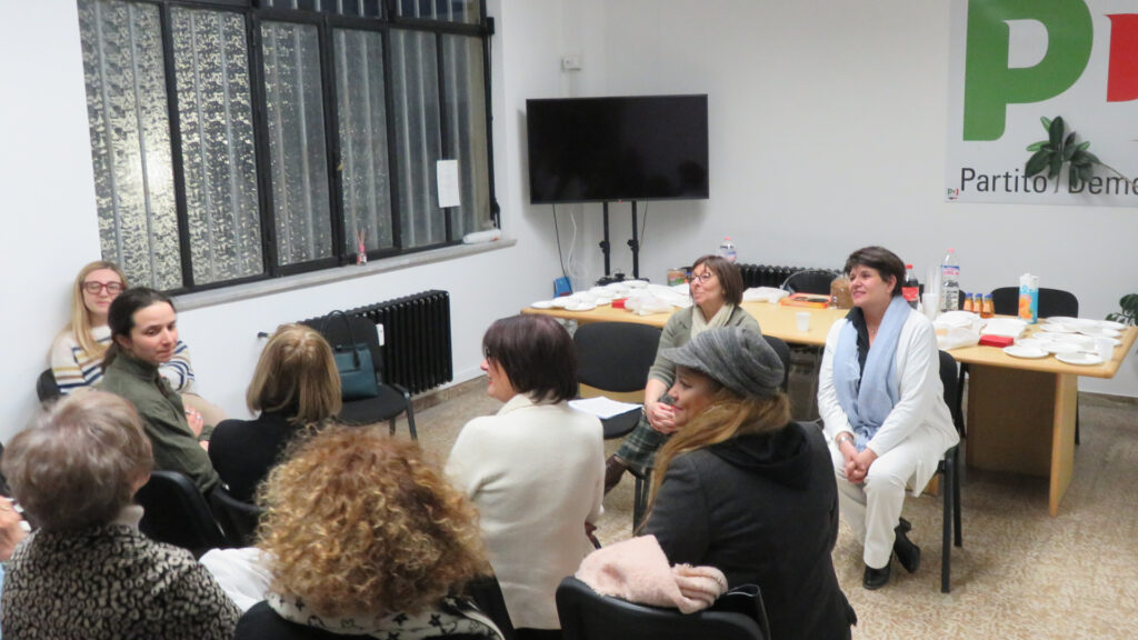partito democratico riunione donne democratiche