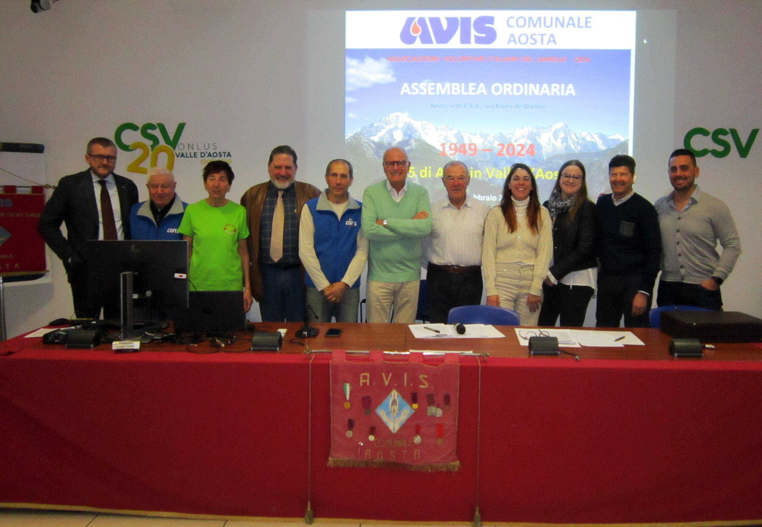 Avis Aosta celebra 75 anni di solidarietà