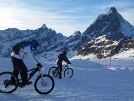 Cervino snow bike show 2024