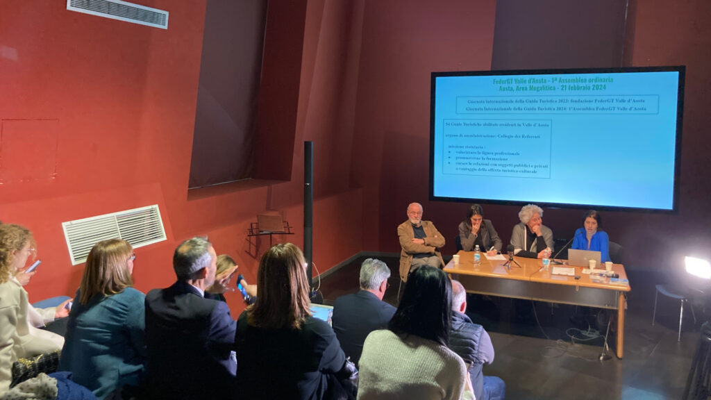 Un momento della prima Assemblea di FederGT Valle d'Aosta