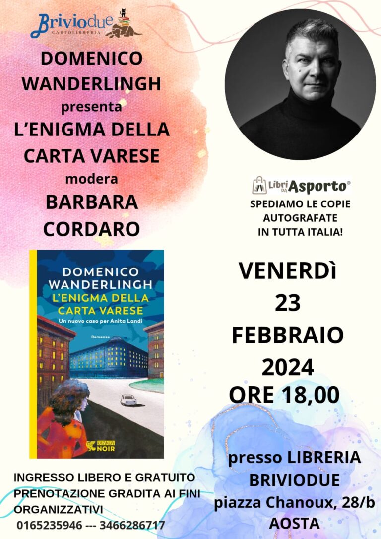 Domenico Wanderling presenta L'enigma della Carta Varese