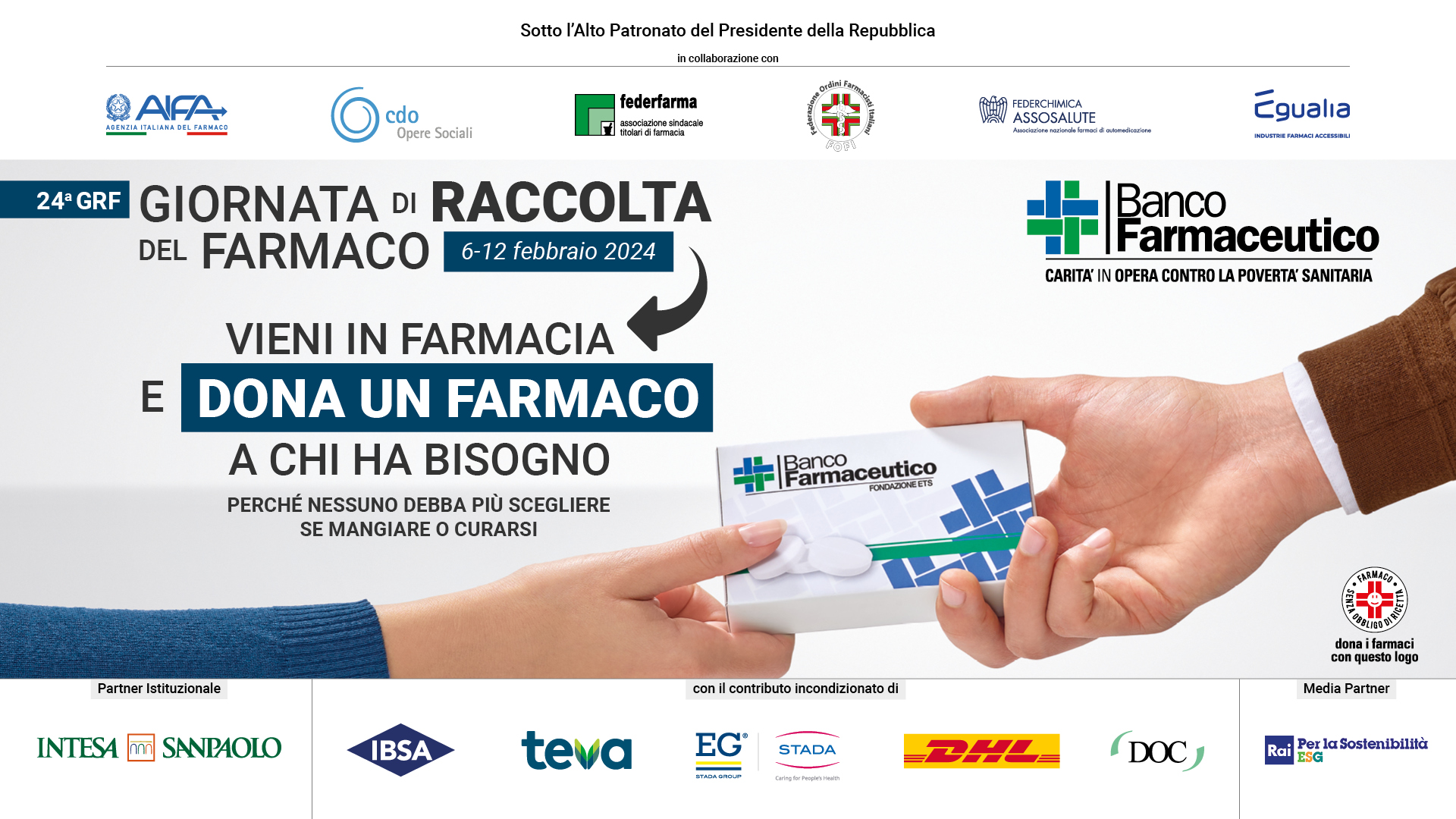 Giornata di raccolta del farmaco 2024