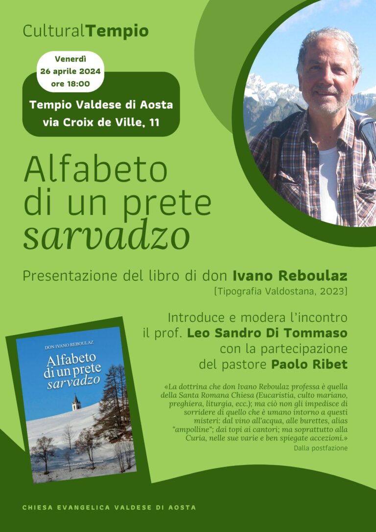Ivano Reboulaz: Alfabeto di un prete sarvadzo
