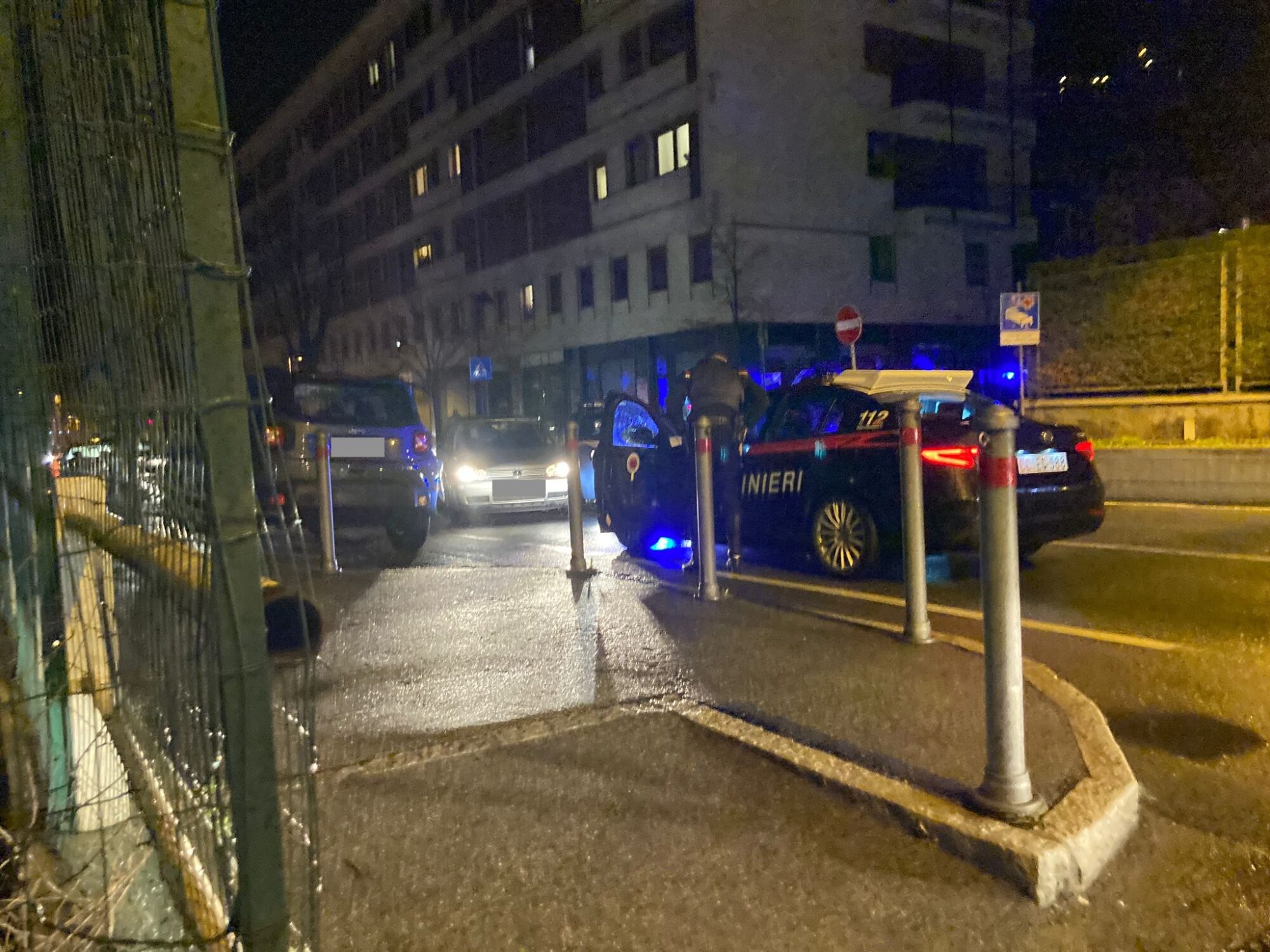 Inseguimento notturno ad Aosta