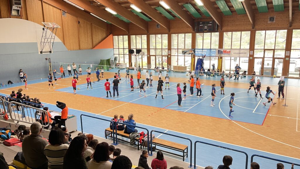 domenica di pallavolo under 12 a Chatillon