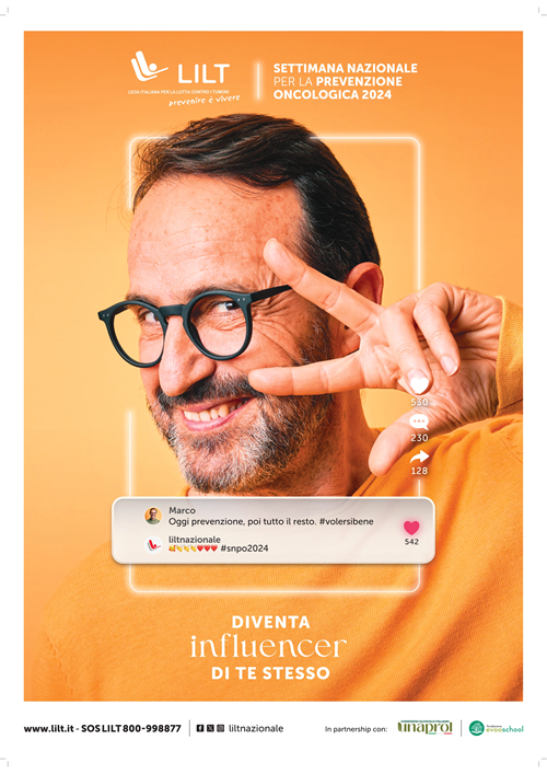 La nuova campagna LILT Diventa influencer di te stesso