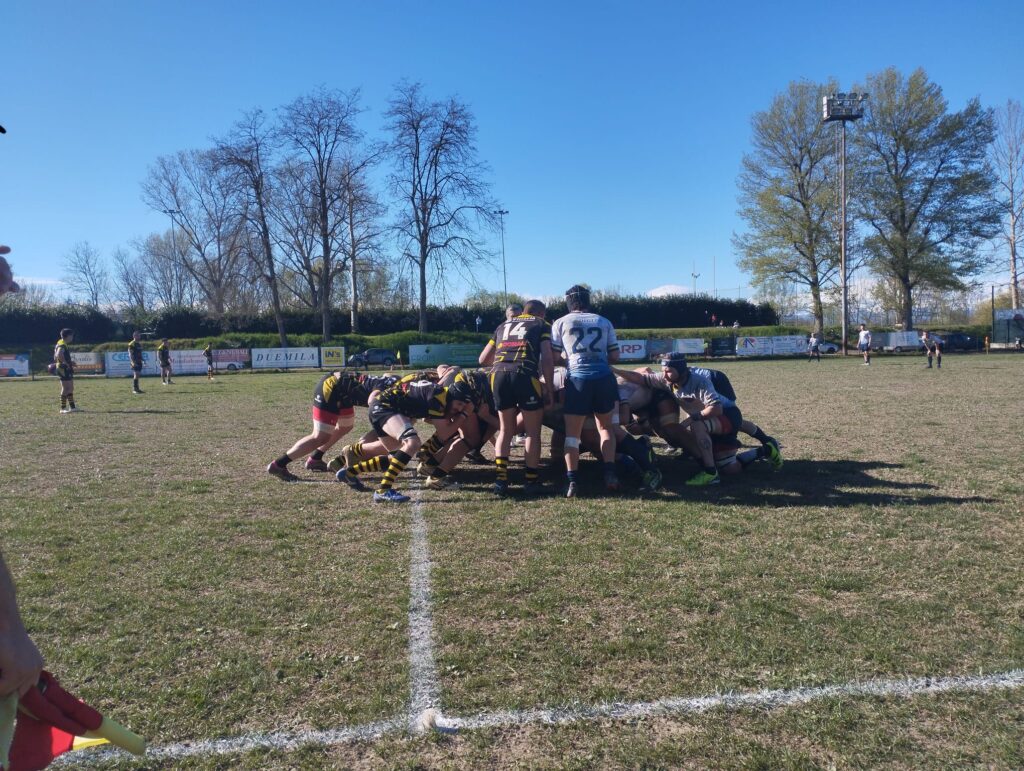 Seniores mischia Stade Valdôtain Rugby