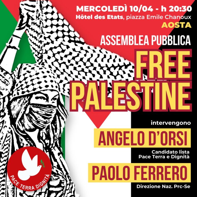 Assemblea pubblica: Free Palestine