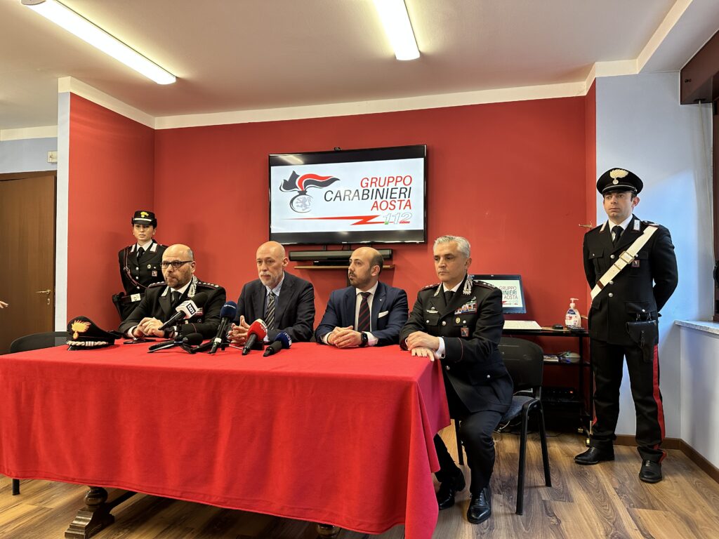 conferenza stampa arresto sohaib delitto Laisne ceccanti d'ambrosi cuccurullo gioffreda