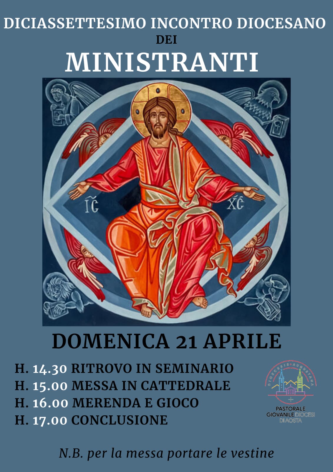 Sant’Anselmo: incontro dei ministranti e vespro capitolare in Cattedrale