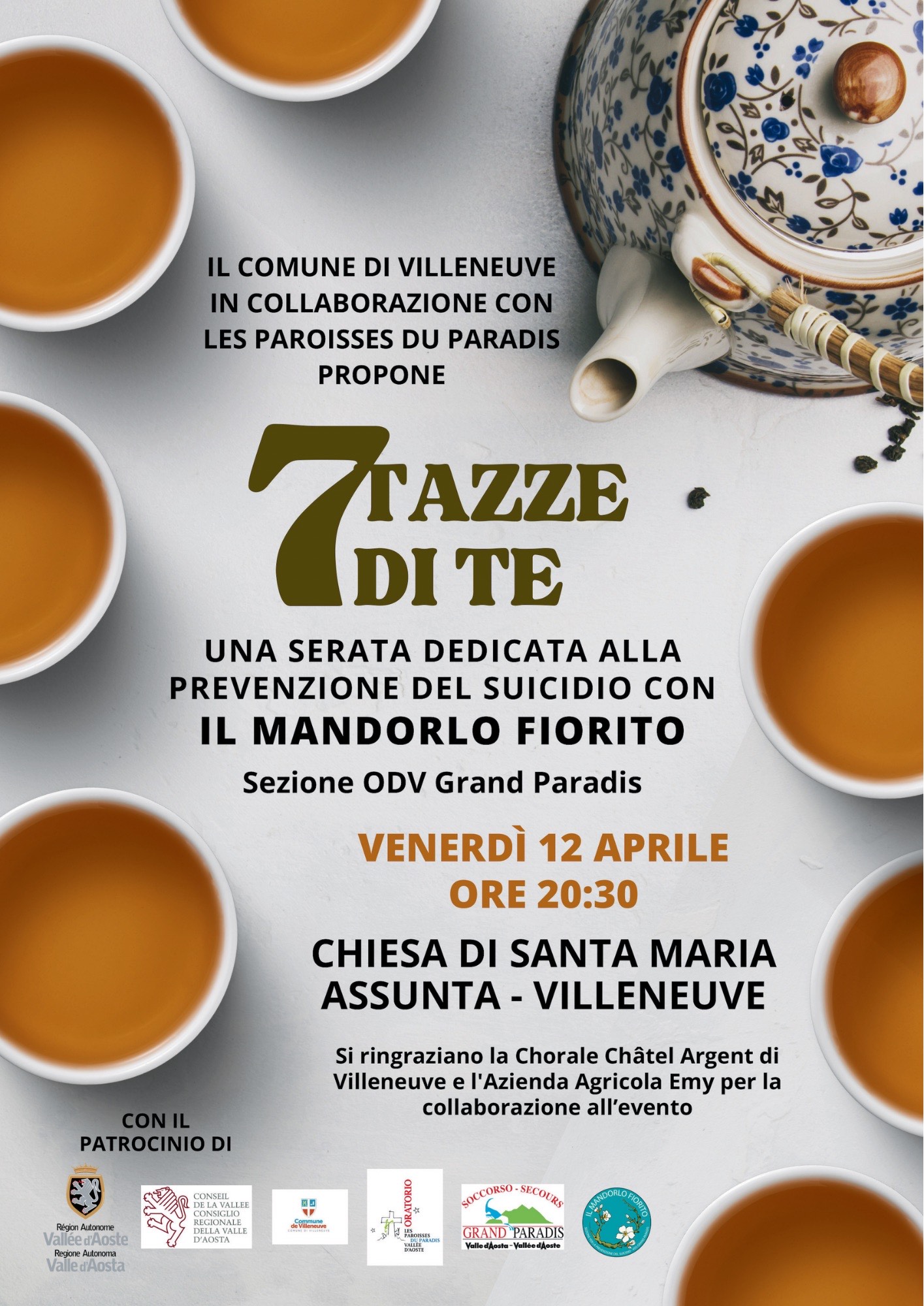 Villeneuve: una serata per la prevenzione del suicidio