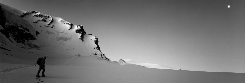 Gran Paradiso, sotto la parete nord 1995