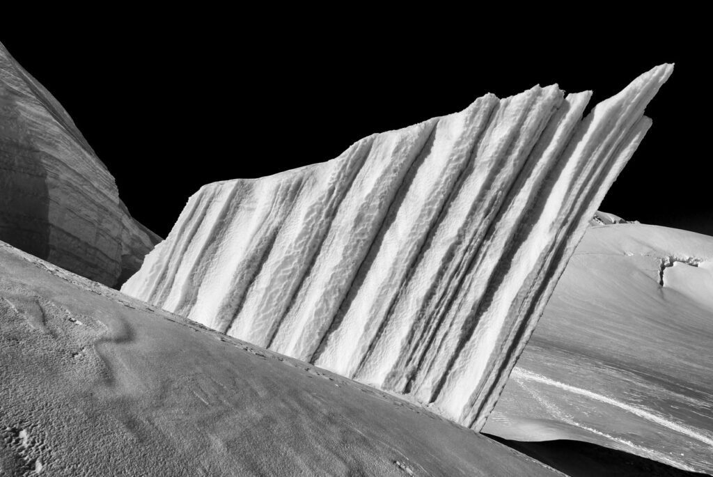 Monte Rosa, composizione di seracchi 2013