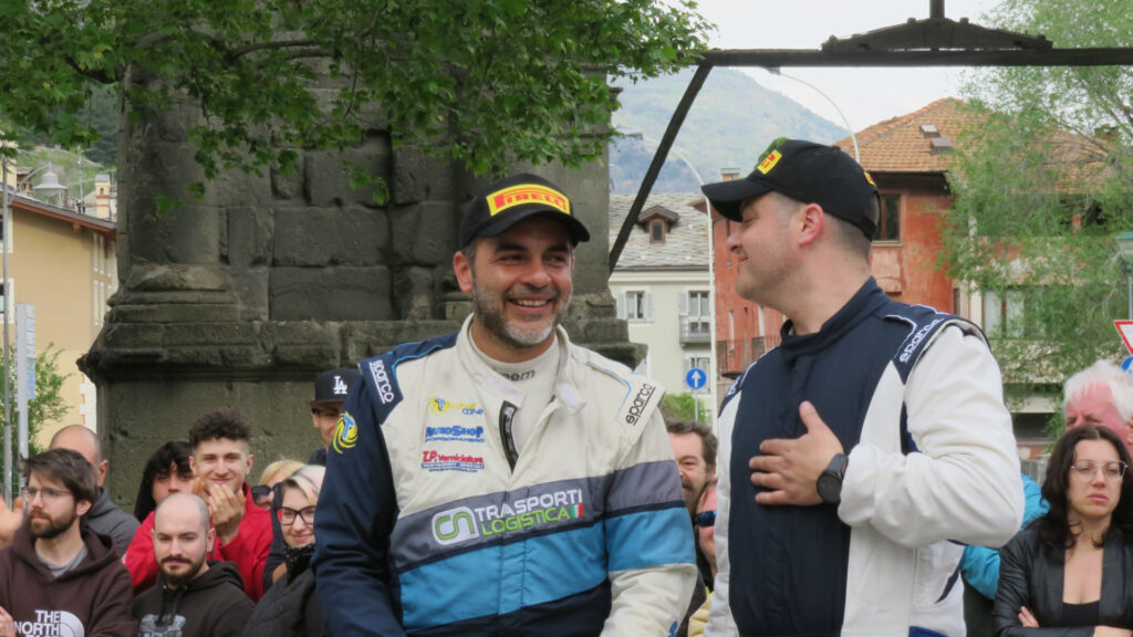 Mattia Pizio e Luca Simonini, secondi assoluti al 45° Rally Valle d'Aosta