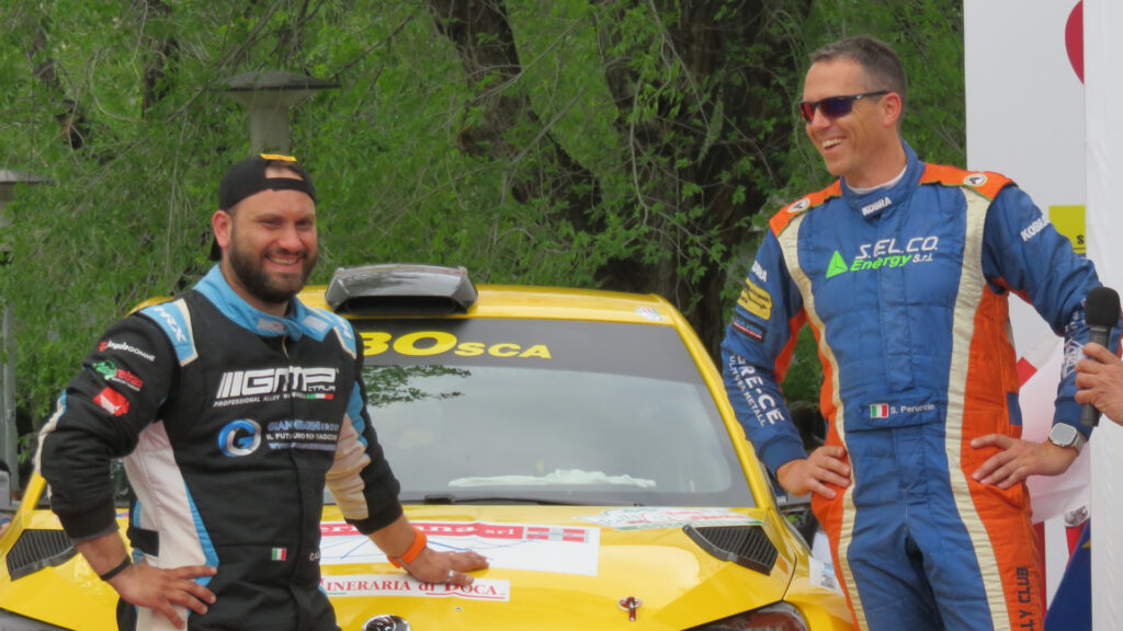 Luca Capilli e Simone Peruccio, terzi assoluti al 45° Rally Valle d'Aosta