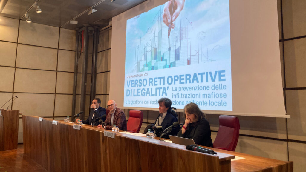 Roberto Montà, Ronny Borbey, Alberto Bertin e Silvia Neirotti all'apertura del seminario