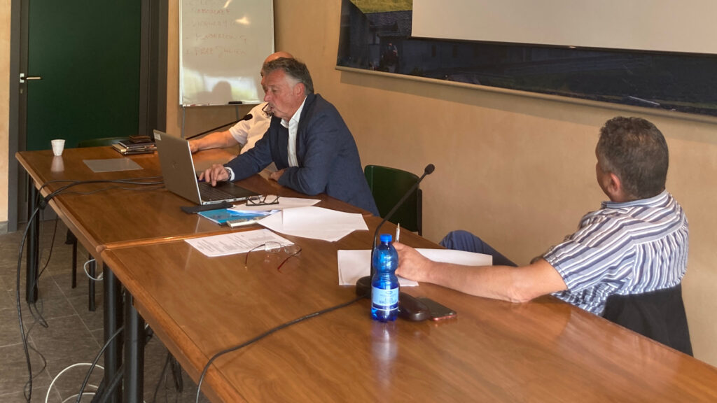 Il direttore di Anaborava, Mario Vevey, durante il suo intervento