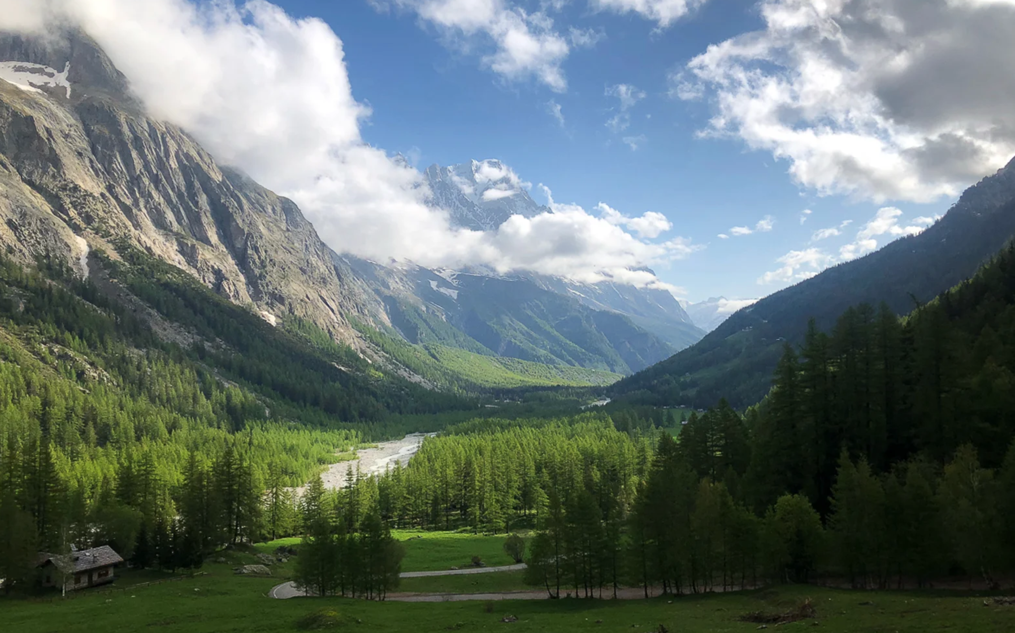 The new camping experience a Courmayeur