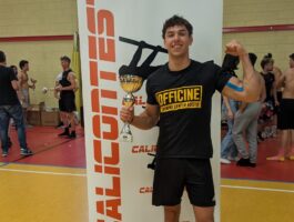 Luca Grigoletto vince al Campionato italiano di Calisthenics