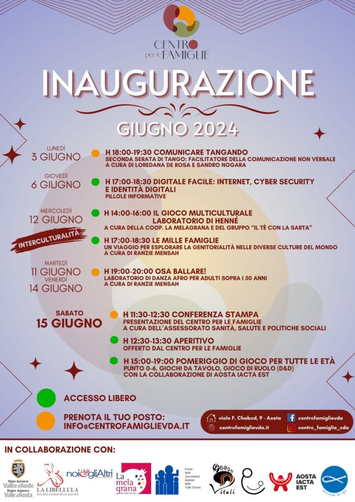 Appuntamenti giugno 2024
