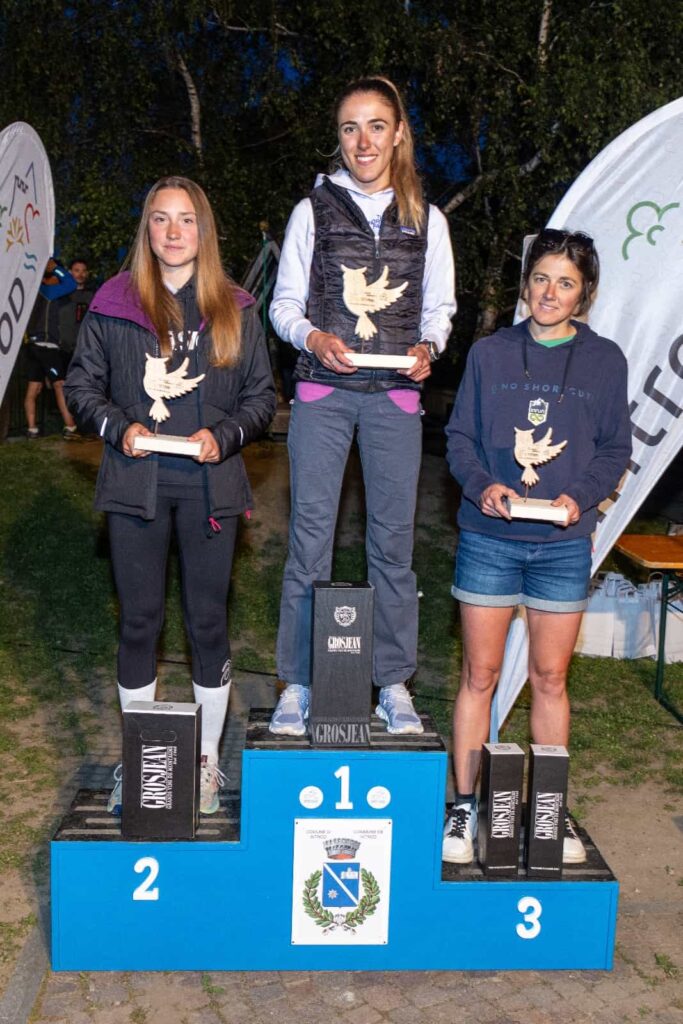 Cronoscalata Introd-Les Combes 2024 podio femminile