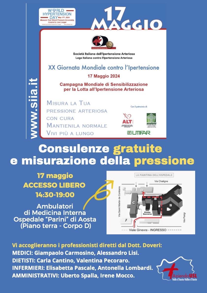 Giornata mondiale contro l’ipertensione 2024