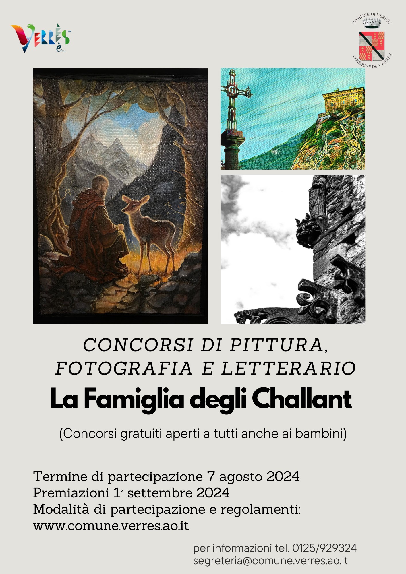 Concorsi artistici dedicati alla famiglia degli Challant