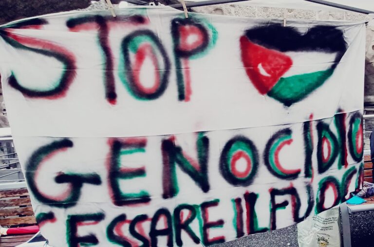 Presidio per la pace a sostegno del popolo palestinese