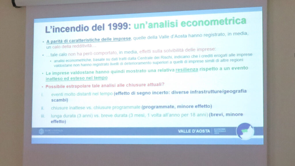 Le valutazioni tra le diverse chiusure del traforo del Monte Bianco