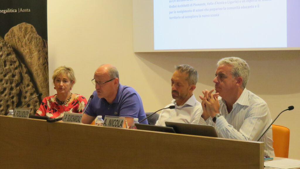 Federica Castiglioni, Amedeo Follioley, Jean-Pierre Guichardaz e Andrea Nicola