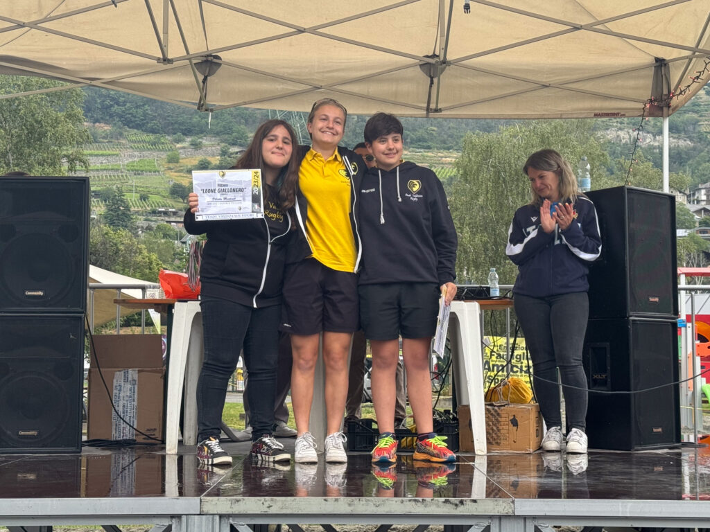 Premiazioni Stade Valdôtain Rugby