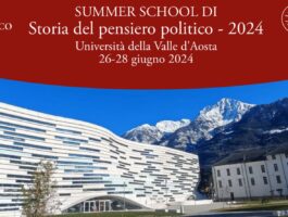 Summer school UniVdA sulla storia del pensiero politico