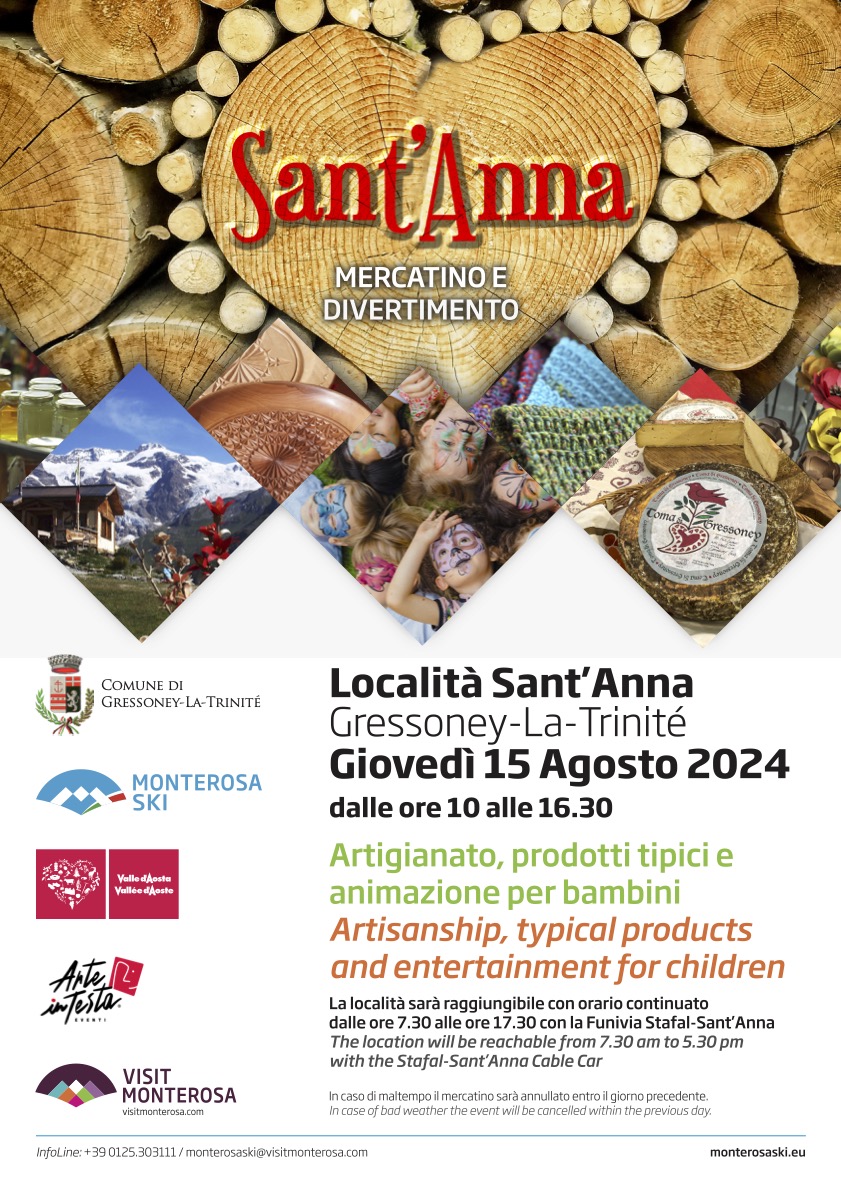 Il mercatino di Sant\'Anna a Gressoney