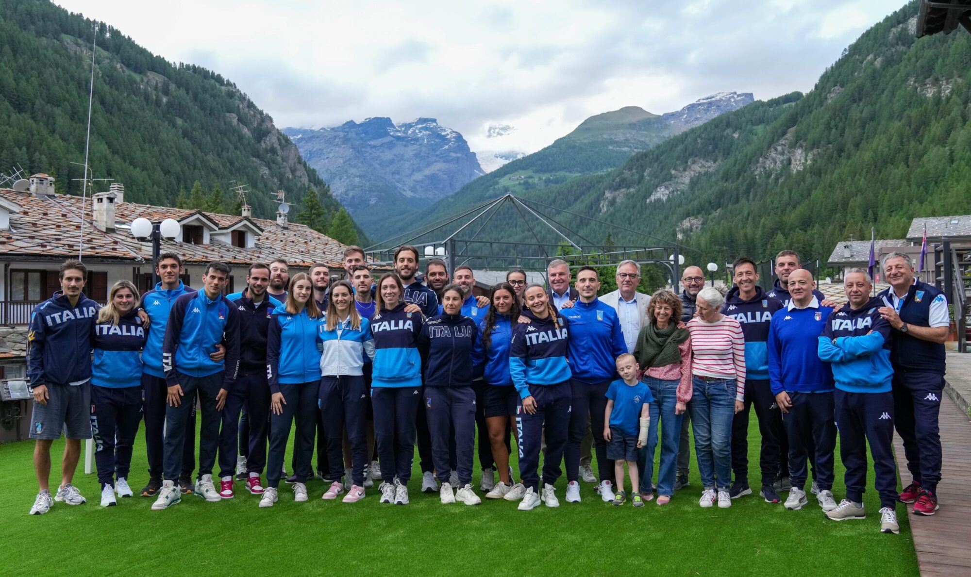 Sciabola azzurra in ritiro preolimpico a Champoluc