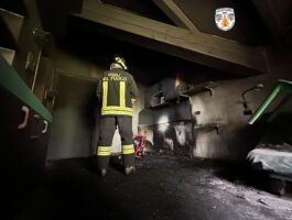 Incendio di appartamento a Gressoney-Saint-Jean