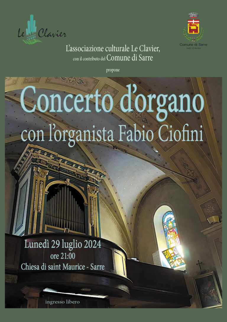 Concerto per organo a Sarre