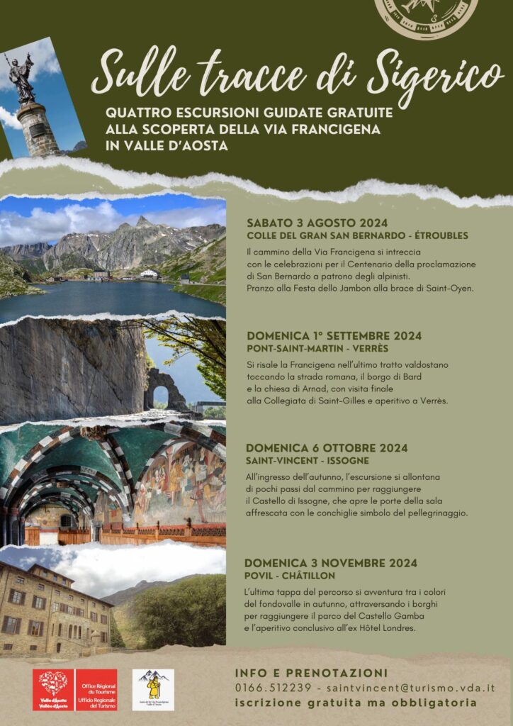 Locandina sulle tracce di Sigerico