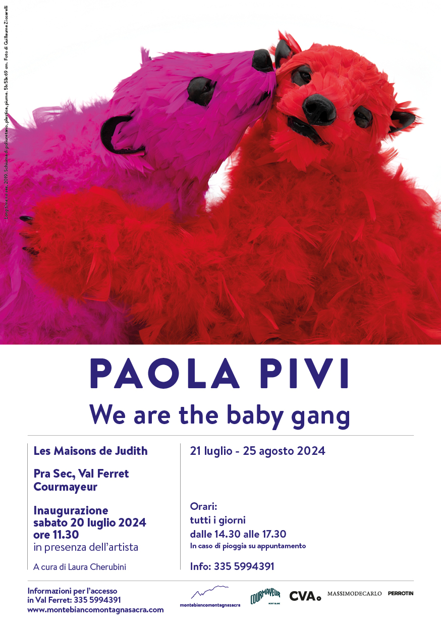 Paola Pivi espone a Courmayeur: We are the baby gang