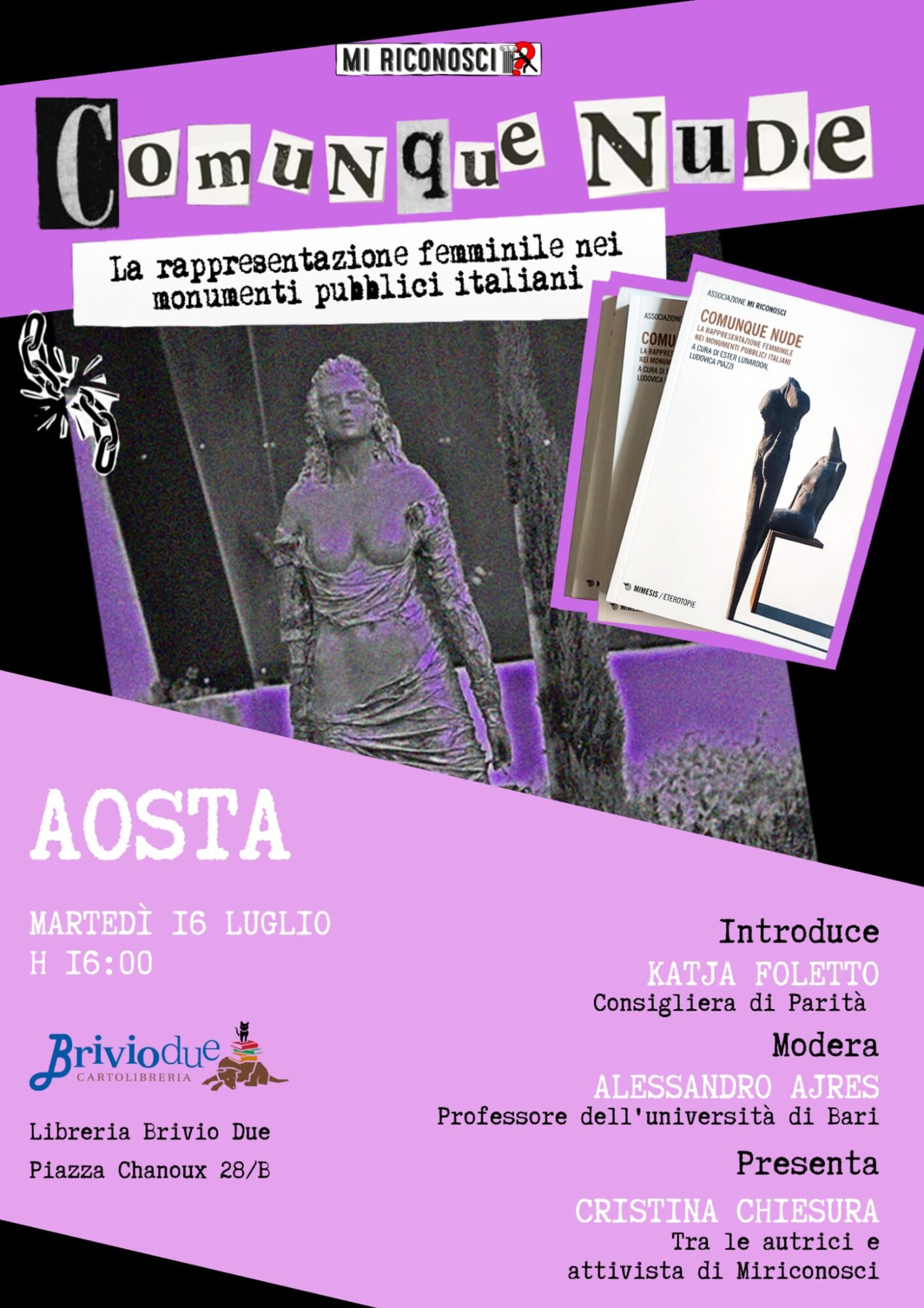 Presentazione del libro Comunque nude