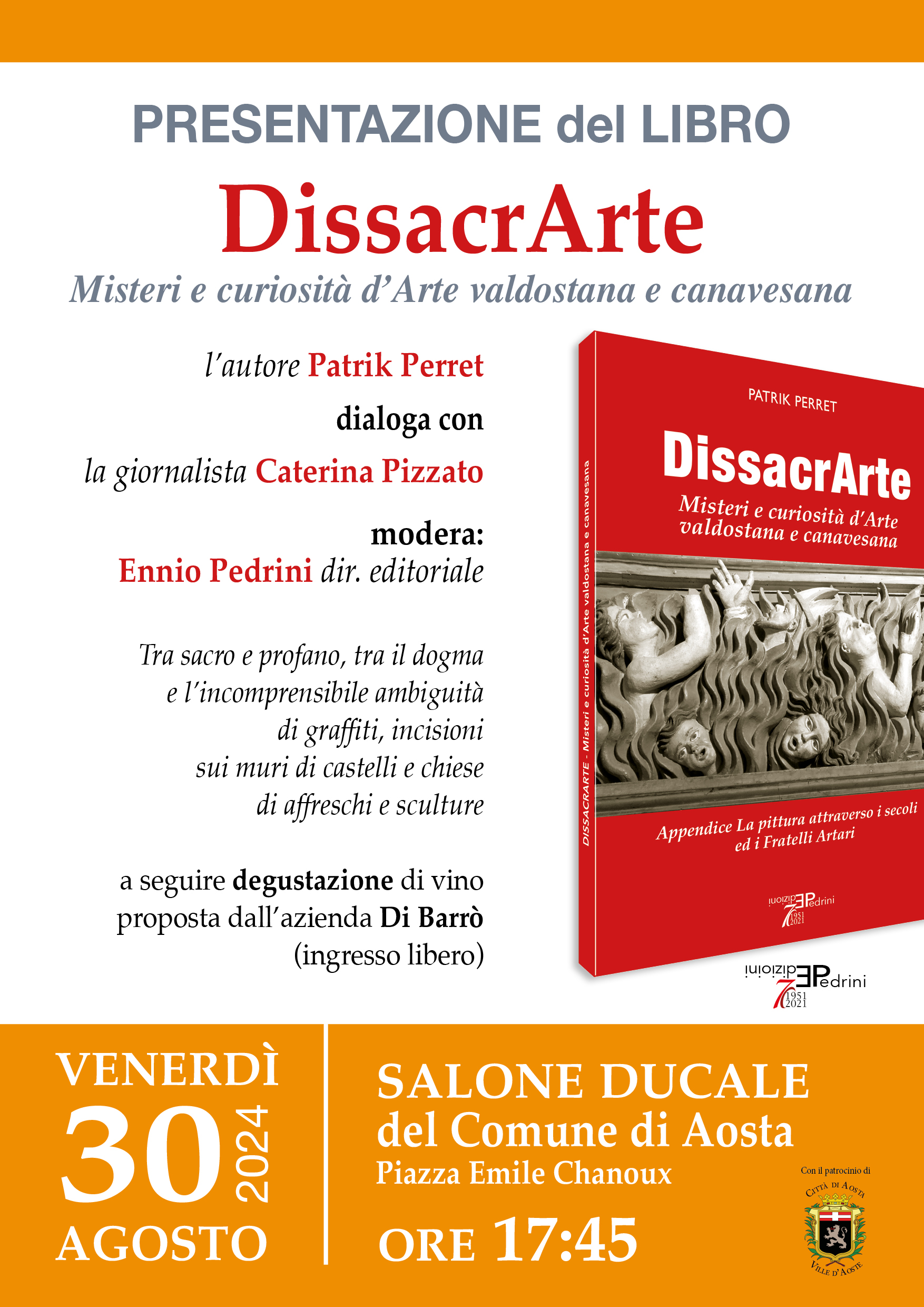 Patrik Perret presenta il libro DissacrArte