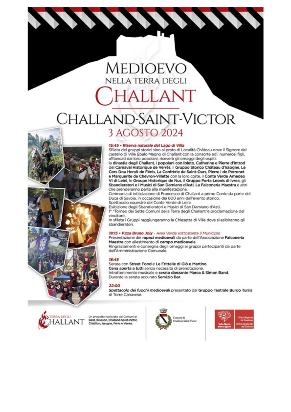 Locandina Medioevo challand Saint-Victor