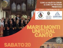 Il coro femminile Sa Pintadera di Oristano in Valtournenche